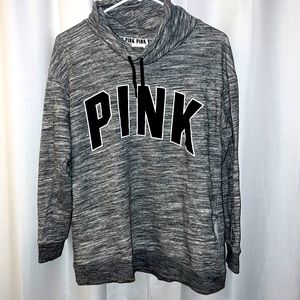 PINK hood-less sweatshirt
